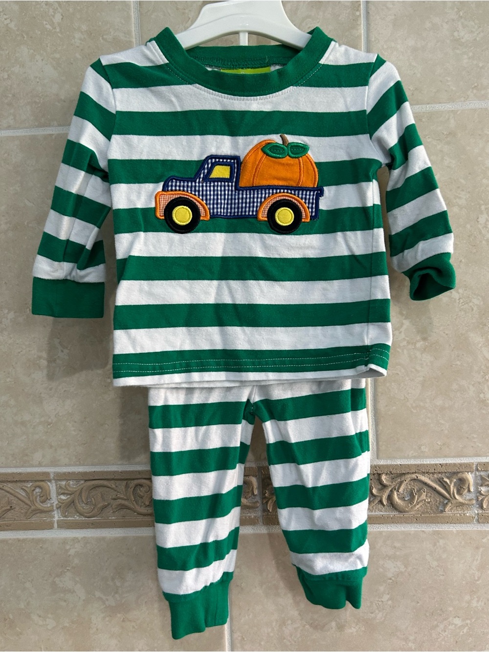 Classic Whimsy Fall Pumpkin Truck Pajamas